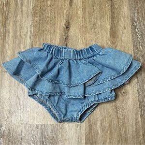 Denim Ruffle Bloomers